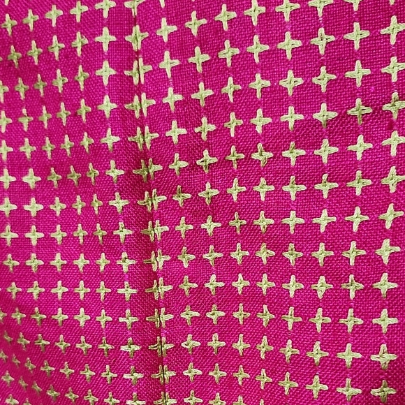 Vibrant Pink Gingham Blazer Tailored Fit - Picture 10 of 11